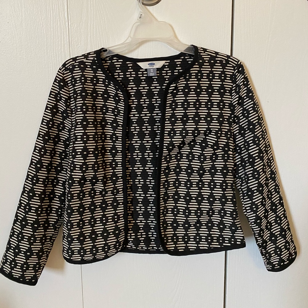 Old Navy Woven Open Cropped Jacket - SM